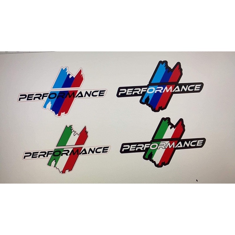 Tem Performance ITALY / AMG BMW chất liệu pvc cao cấp chính hãng decal TAIWAN SHIN LUNG