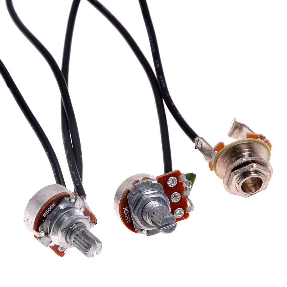 Bộ thiết bị pick up đàn ghita 6 dây kèm núm vặn điều chỉnh tone/âm thanh l23