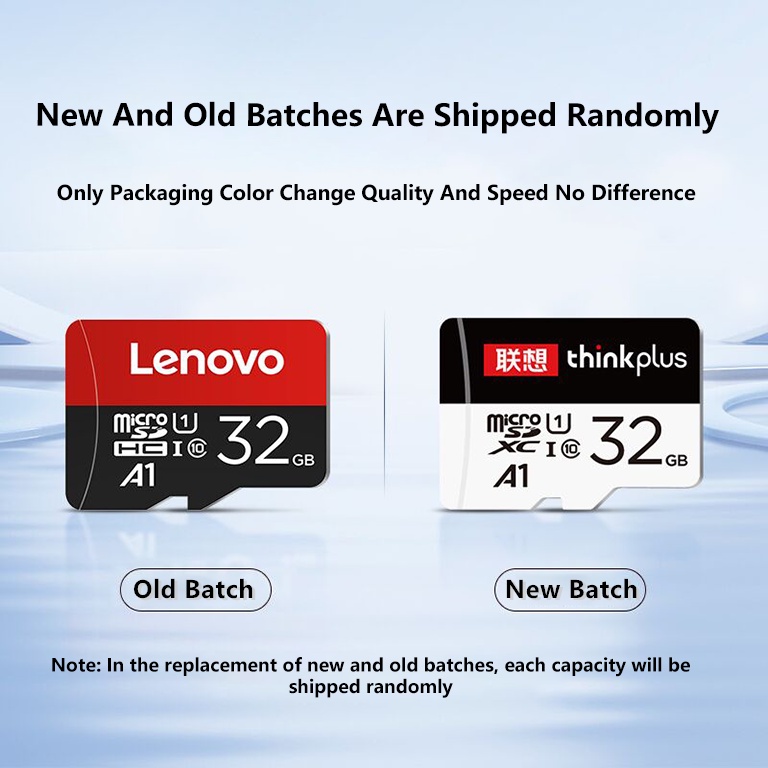Thẻ nhớ LENOVO micro sd 100Mb/ s 128GB 64GB 32GB SD/ TF Class 32 64 128 GB tốc độ cao