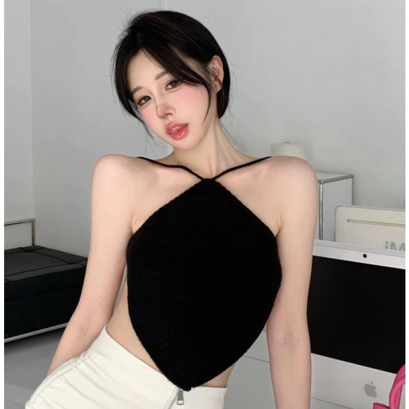 Áo Ống Chất Len Thời Trang Mùa Hè Quyến Rũ Dễ Phối Đồ Cho Nữ