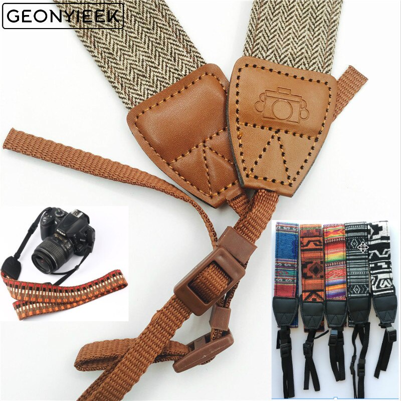 Dây Đeo Vai Da Cotton Có Thể Điều Chỉnh Cho Máy Ảnh Sony / Nikon