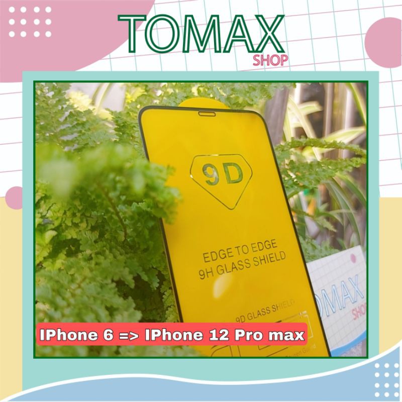 Kính Cường Lực  IPhone Các Dòng X/XS/XR/XSMAX/11/11Pro/11ProMax Full Màn Bóng Chống Bụi Vào Cảm Biến [Tomax Shop]