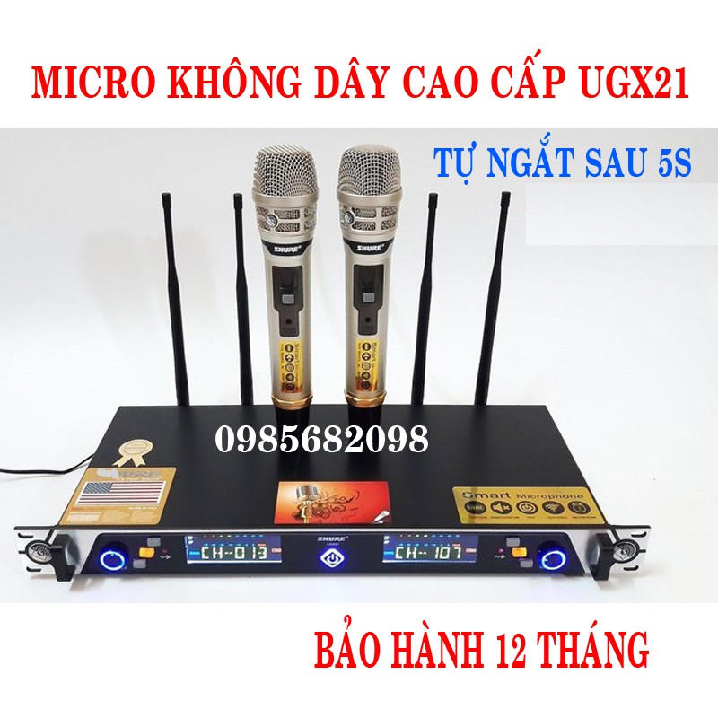 Micro không dây SHUREUGX21 loại 1-TỰ NGẮT