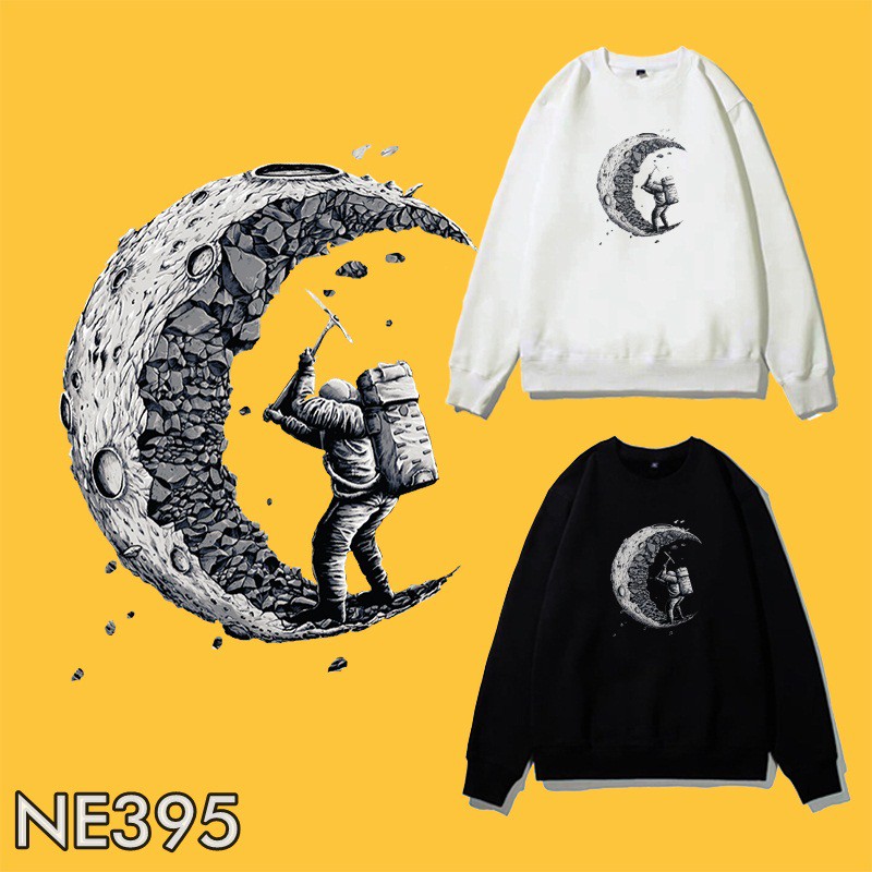 [Có VIDEO + ẢNH THẬT] Áo sweater - Áo nỉ bông tay dài UNISEX NE395