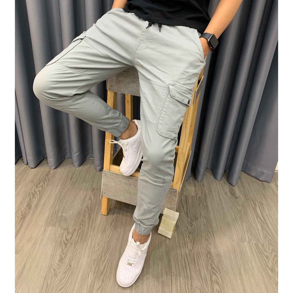Quần Jogger KaKi Túi Hộp
