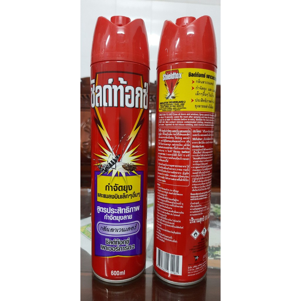(KTT) Xịt côn trùng Sheltox chai 600 ml ( diệt gián, ruồi, muỗi, kiến.....)