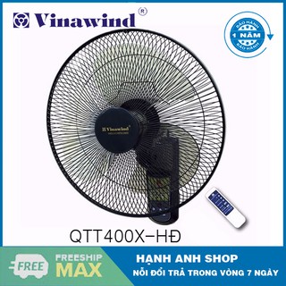 QUẠT TREO TƯỜNG VINAWIND CÓ ĐIỀU KHIỂN TỪ XA QTT400X-HĐ