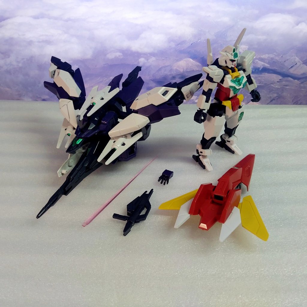 Mô hình gundam 2nd (đã ráp) Daban 1/144 Core Gundam II Uraven U7 không box, còn sách