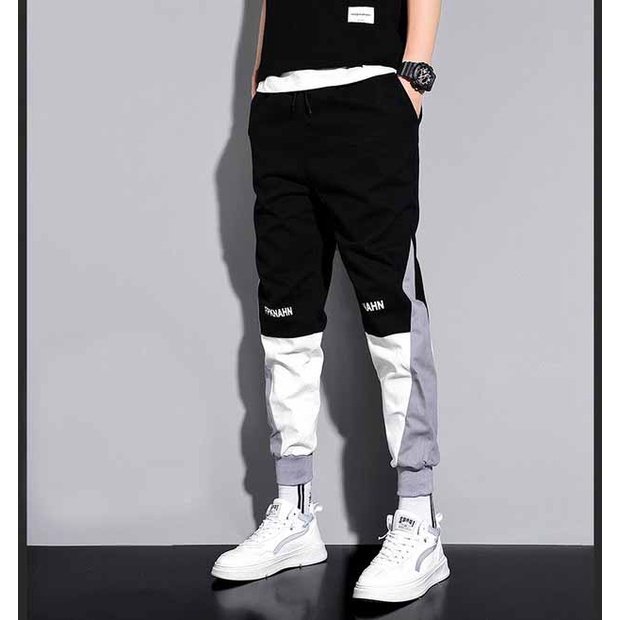 Quần thể thao nam  MẪU HOT   jogger kaki nam nữ phối màu đẹp dài trơn túi hộp kiểu bó ống mùa hè Phong Cách Hàn Quốc