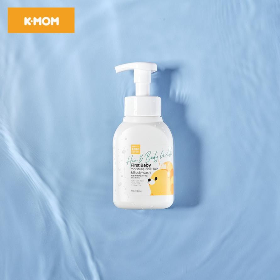 Sữa tắm gội K-Mom hữu cơ 2in1 290ml