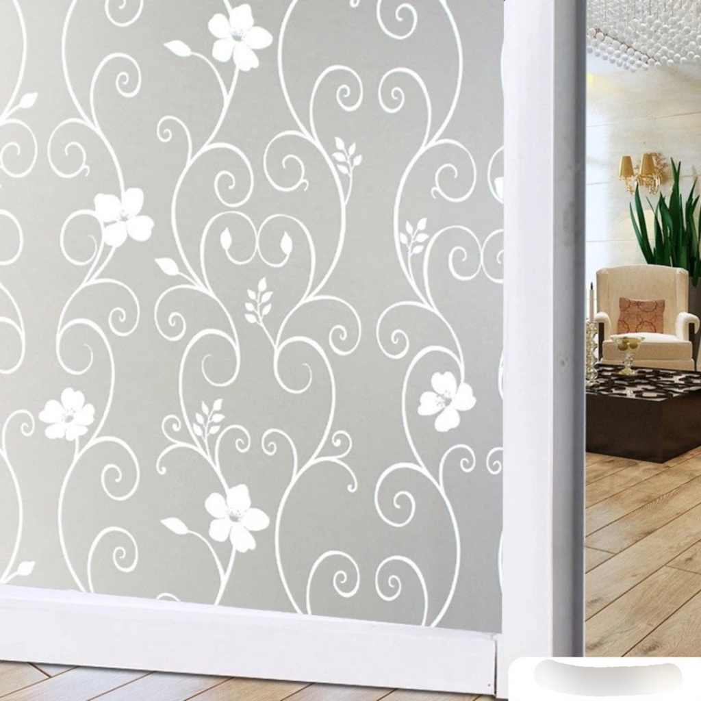 1M x 45CM giấy dán kính mờ có sẵn keo - NHIỀU MẪU THIÊN NHIÊN 01 AUG027