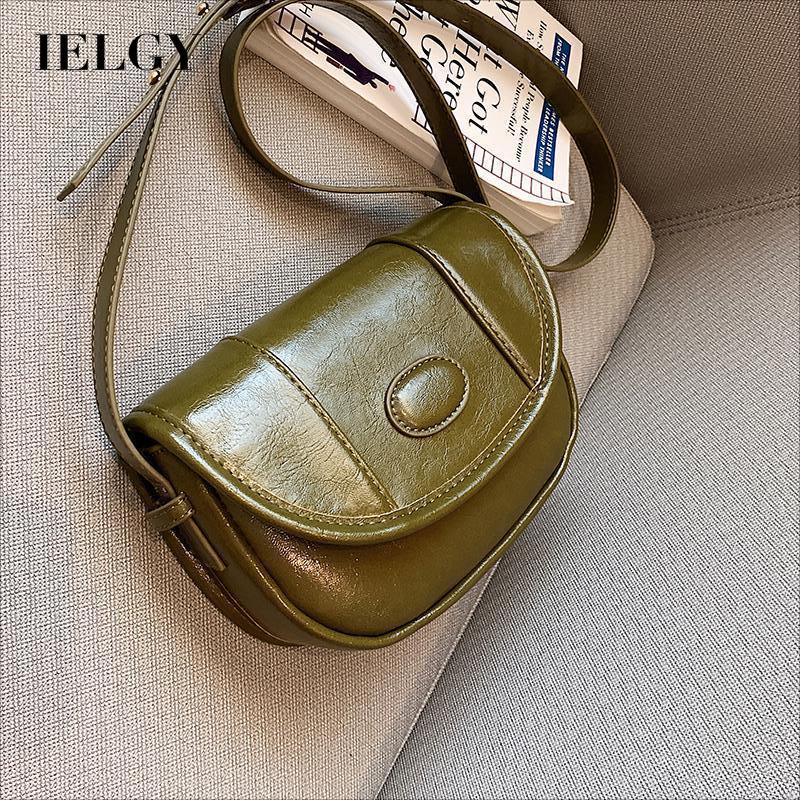 Túi đeo chéo IELGY phong cách retro thời trang cho nữ