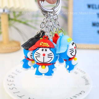 Móc khóa Doraemon đội nón hip hop dễ thương cute TooYoo BK00724