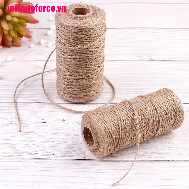 Cuộn dây thừng khô tự nhiên dài 100m dùng để trang trí