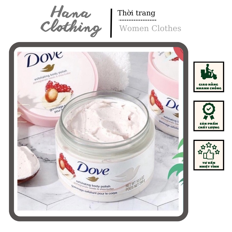 Tẩy da chết body DOVE🌸