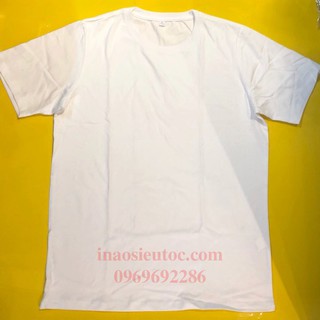 Áo phông áo thun trắng trơn cotton mát mềm mịn giá rẻ nhất
