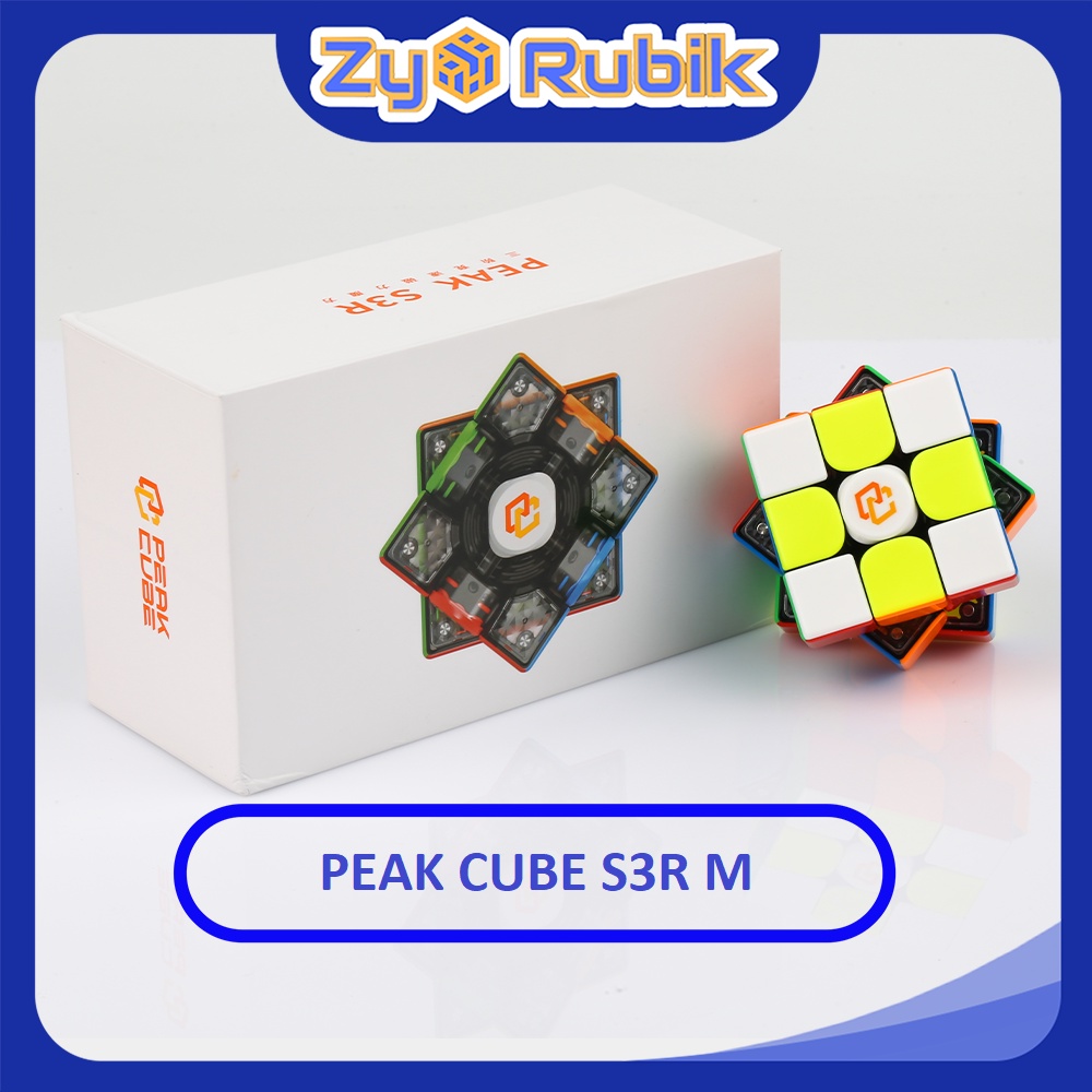 Rubik Peak Cube S3R 3x3 Stickerless Rubic 3 Tầng Có Nam Châm Flagship - Zyo Rubik