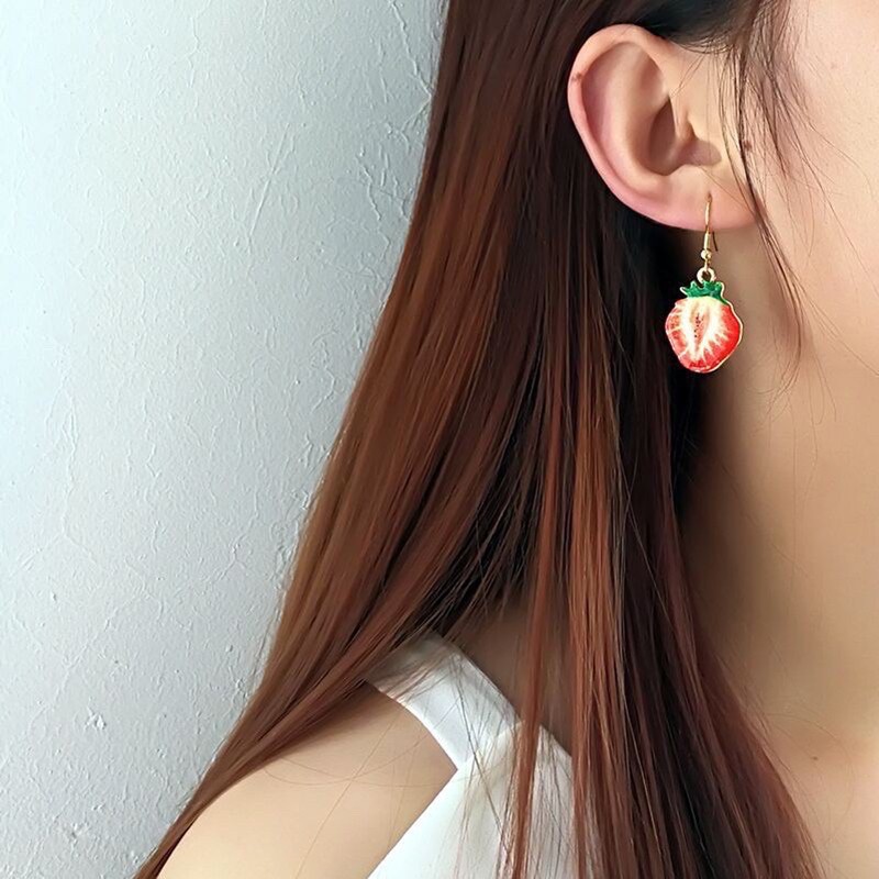 Bông tai. khuyên tai, hoa tai hoa quả