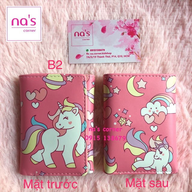 Ví cầm tay ngựa pony, cô gái, mèo kitty, totoro cao cấp êm mịn