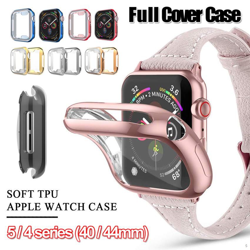 ▧Ốp Bảo Vệ Mặt Đồng Hồ Thông Minh Apple Watch Series 6 SE 5 4 3 2 1 44mm 40mm 42mm 38mm