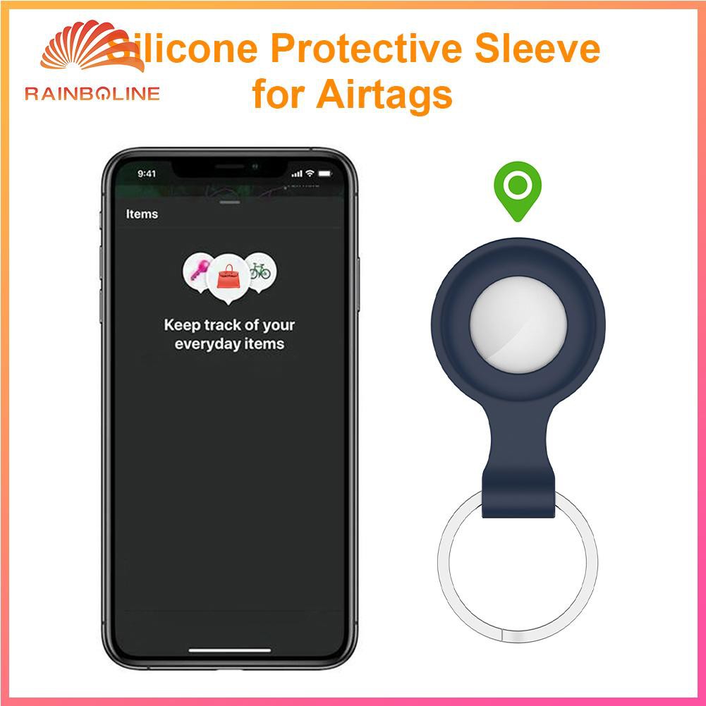 Vỏ Silicon Bảo Vệ Thiết Bị Định Vị Bluetooth Chống Thất Lạc Cho Apple Airtags | BigBuy360 - bigbuy360.vn