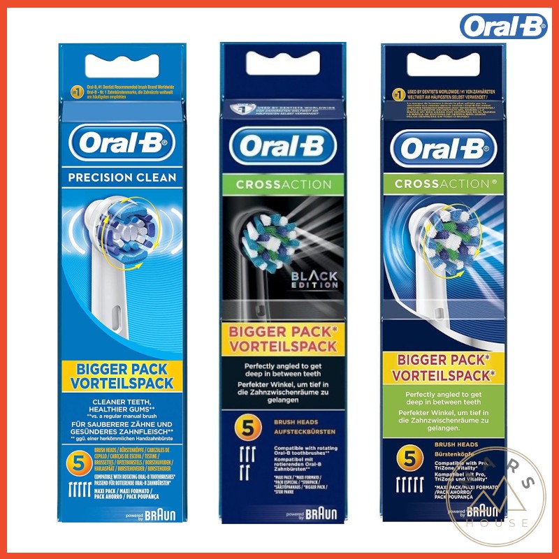 Set đầu bàn chải điện Oral-B Braun chính hãng