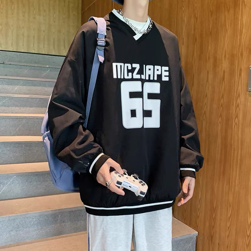 Áo sweater nỉ bông unisex in số 26 form rộng dài tay mặc cặp nam nữphù hợp phong cách hàn quốc | BigBuy360 - bigbuy360.vn