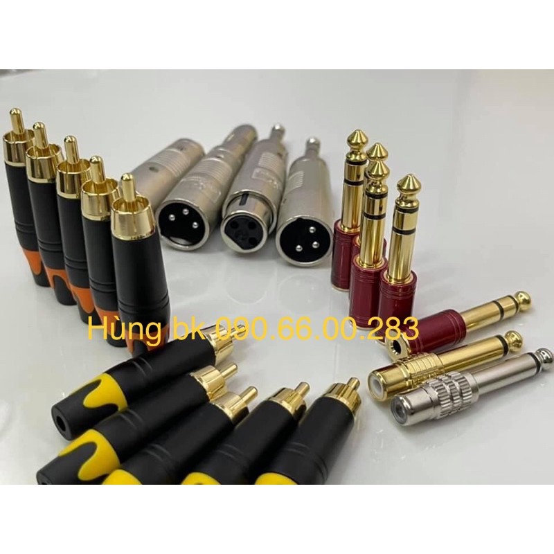 Jack canon đực cái chuyển đầu 6ly hoặc AV