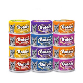 Pate lon Golden 170gr mix vị (cá ngừ, tôm, cua, mực)