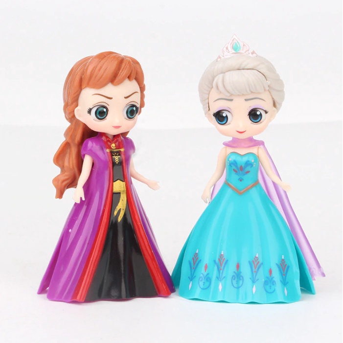 Mô Hình 06 Nàng Búp Bê Công Chúa Thay Váy Xinh Đẹp - Mẫu 03