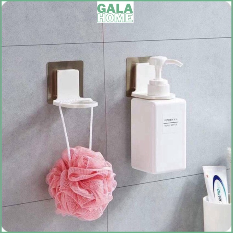 Móc treo dầu gội Móc dán tường dùng trong nhà tắm tiện lợi bảo vệ sạch sẽ nhà vệ sinh ILY