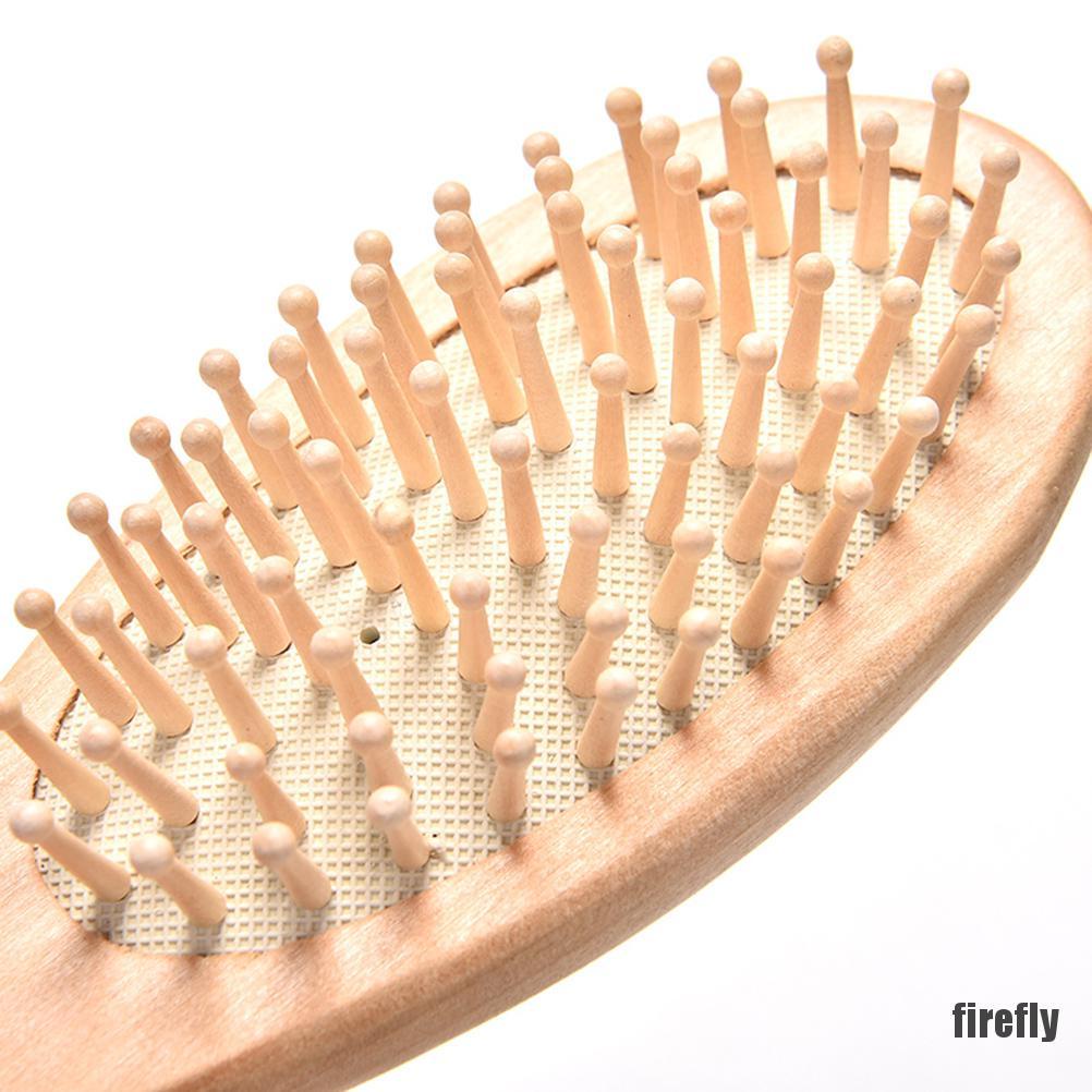 (Hàng Mới Về) Lược Gỗ Mát Xa Da Đầu Cải Thiện Da Đầu