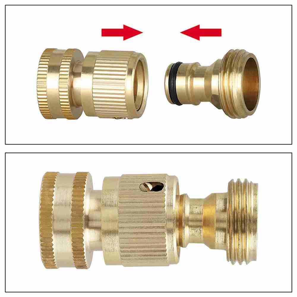 Đầu Nối Ống Nước Bằng Đồng Thau Ket1