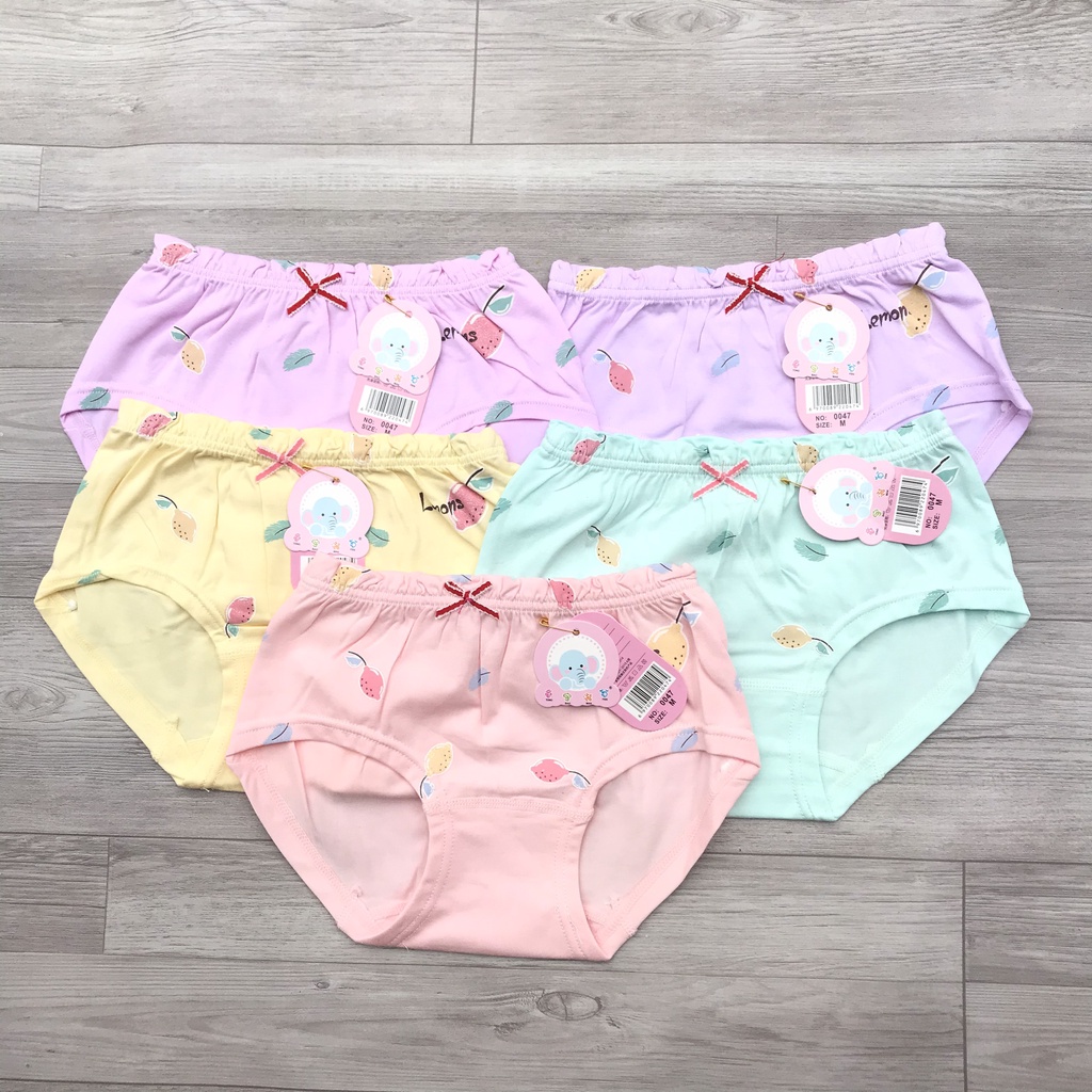 Quần lót bé gái, quần chíp tam giác cho bé chất cotton mềm, mịn, thấm hút tốt - Bắp Bơ Kids