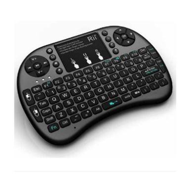 Bàn phím chuột không dây cho smart Tivi Kèm Cáp + Pin sạc