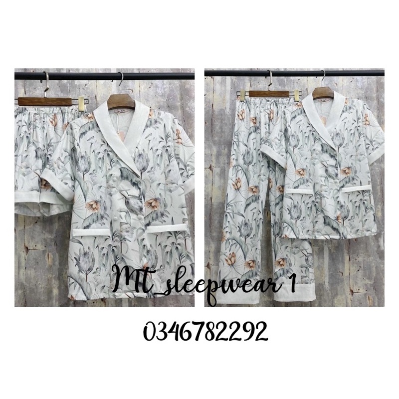 PYJAMA LỤA XƯỢC HOẠ TIẾT CAO CẤP MÃ 2022-65