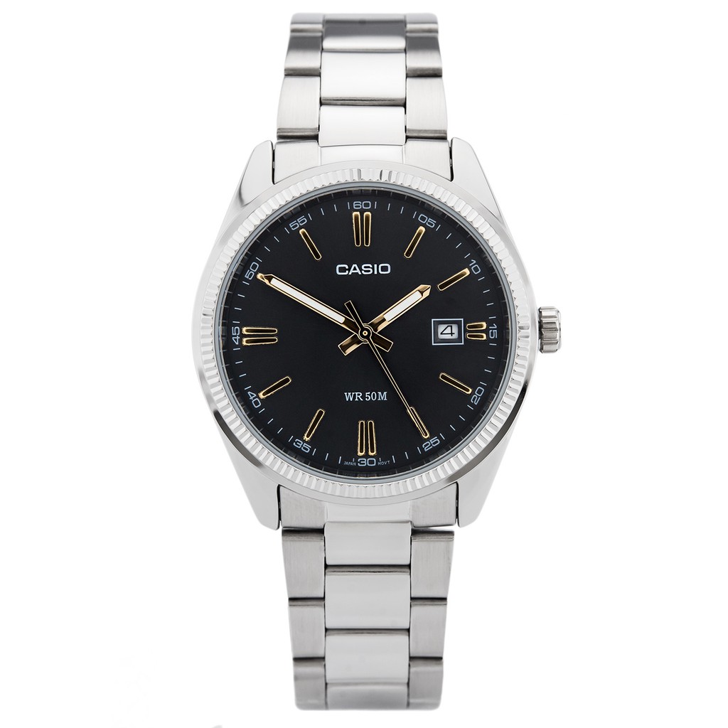 Đồng hồ nam dây kim loại Casio chính hãng Anh Khuê MTP-1302D-1A2VDF (38mm)