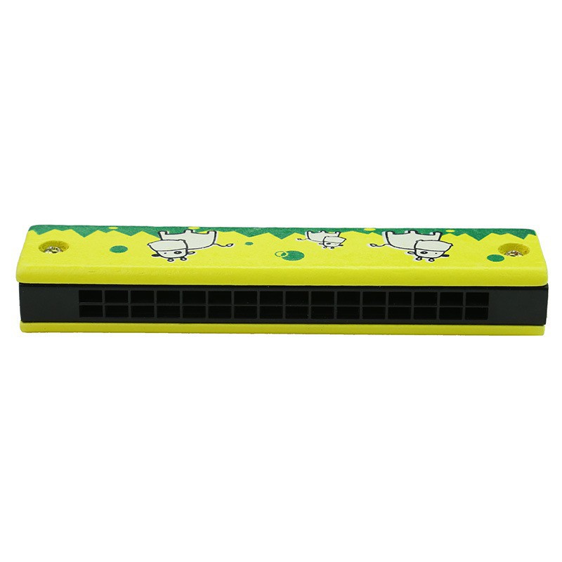 Kèn Harmonica gỗ đồ chơi âm nhạc cho bé