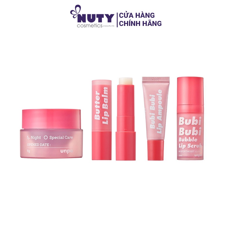 Tẩy Tế Bào Chết Môi Unpa Bubi Bubi Bubble Lip Scrub (10ml)
