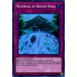 Bài lẻ Yugioh Waterfall of Dragon Souls – MP18-EN024 – Super Rare 1st Edition