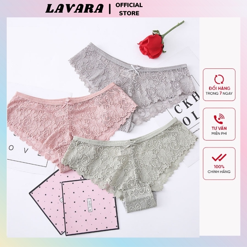 Quần lót ren nữ sexy nửa mông gợi cảm LAVARA QL06