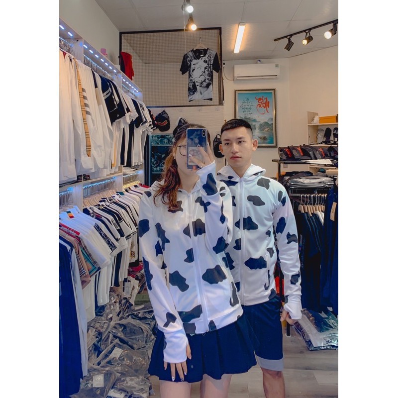 Áo Chống Nắng Bò Sữa Nam Nữ Hàng Đẹp