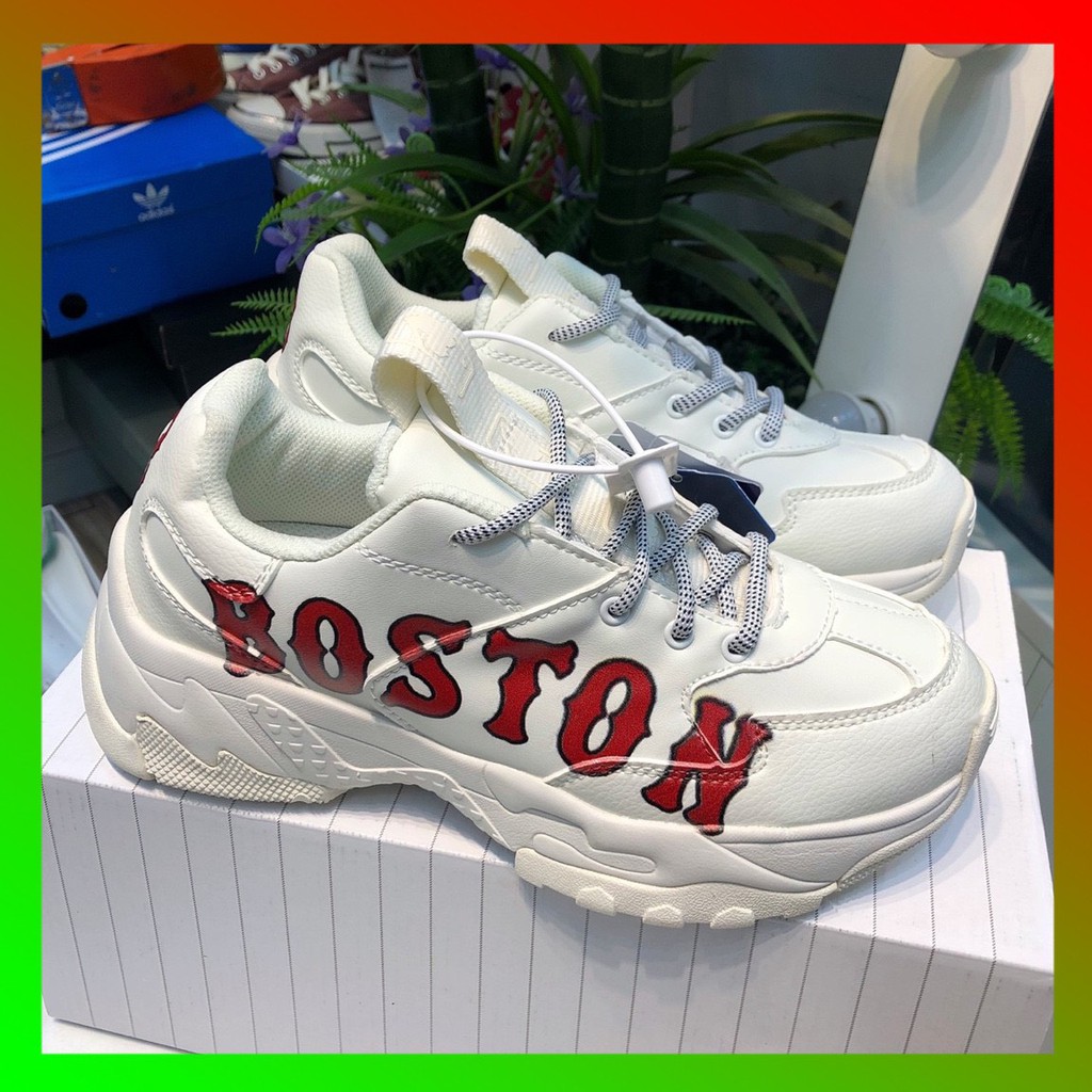 giày thể thao và sneakers boston trắng chữ đỏ nam nữ 1/1