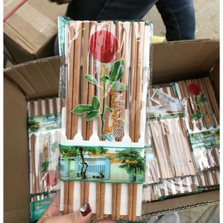 Vỉ 10 đôi đũa gỗ hàng Việt Nam chất lượng cao