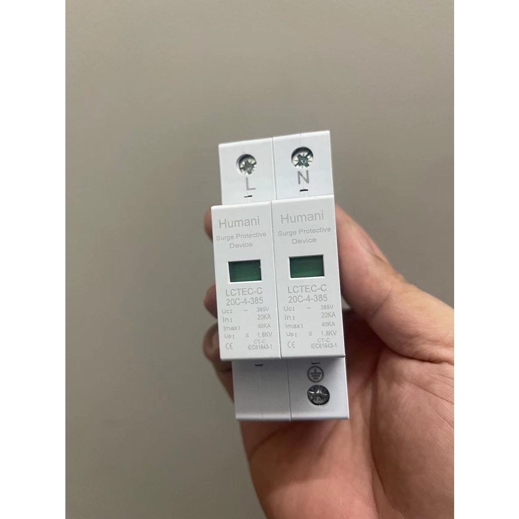 CHỐNG SÉT AC 2P, 3P, 4P HUMANI DÀNH CHO ĐIỆN MẶT TRỜI -RUBYGROUP