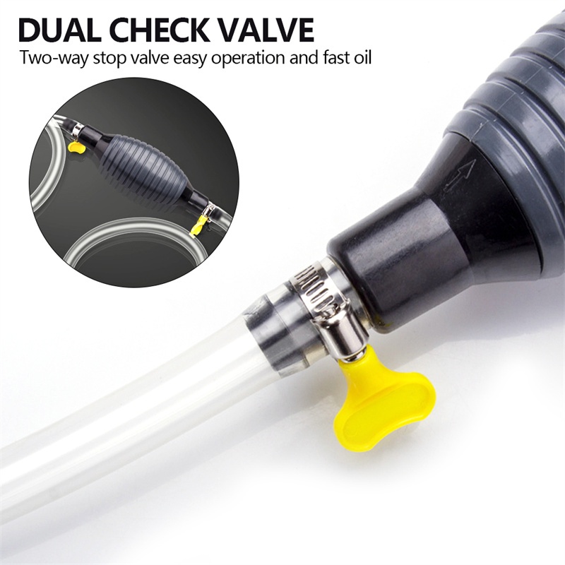 Bộ dụng cụ bơm nhiên liệu cho xe hơi có ống dài 1m tiện dụng