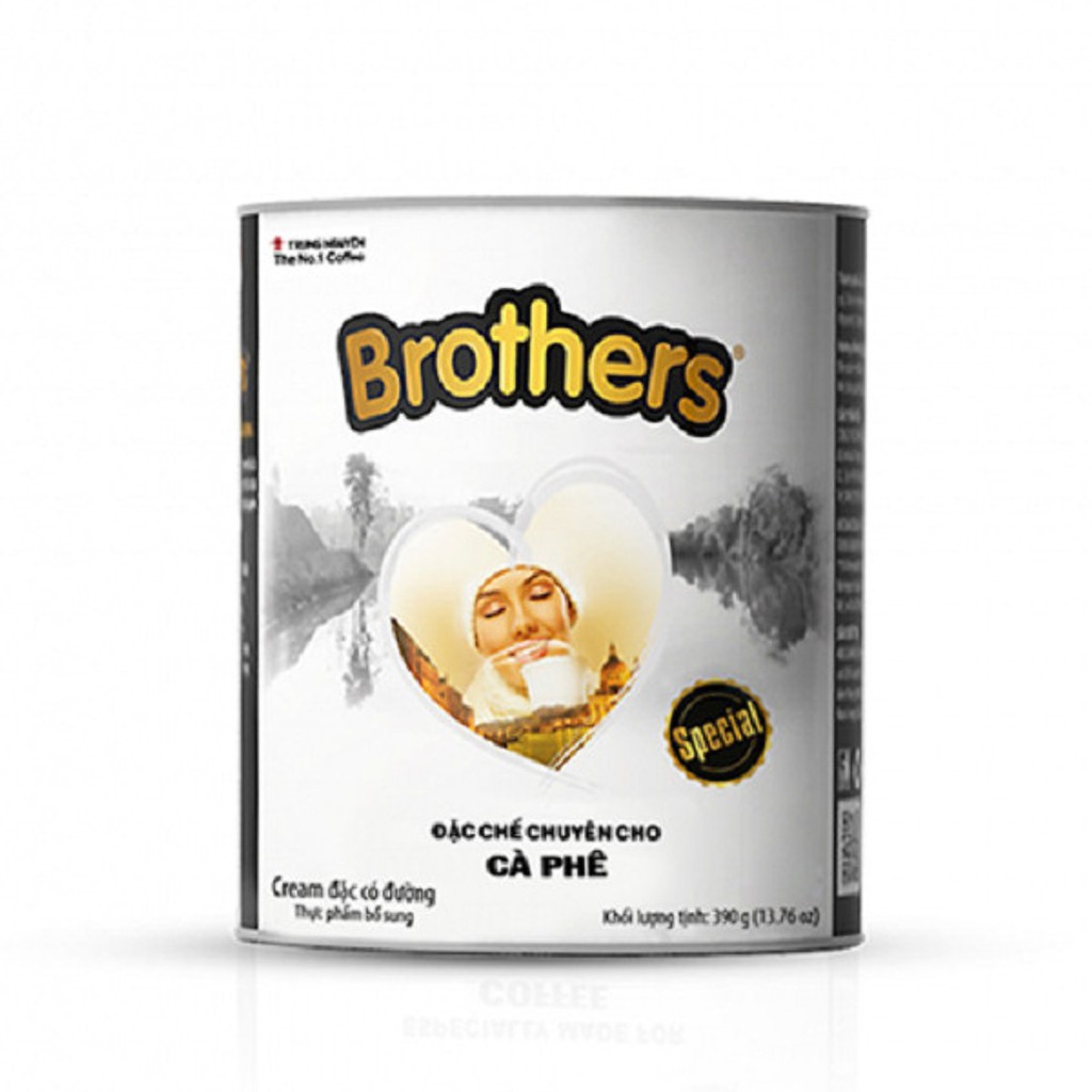 Sữa Đặc Có Đường Brothers Trung Nguyên 390gr/ 1 hộp
