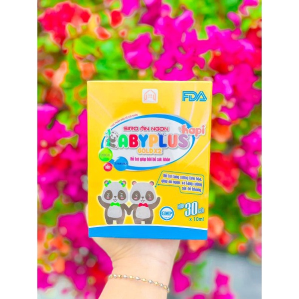 Siro Ăn Ngon BABYPLUS Cho Trẻ Biếng Ăn, Giúp Bé Tăng Cân,Tiêu Hoá Tốt,Tăng Cường Sức Đề Kháng,Hết Táo Bón