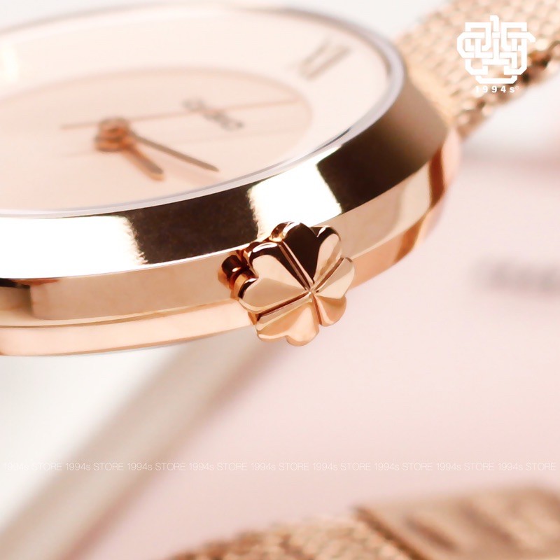 Đồng hồ nữ Casio LTP-E154MPG-4A dây thép rose gold chính hãng
