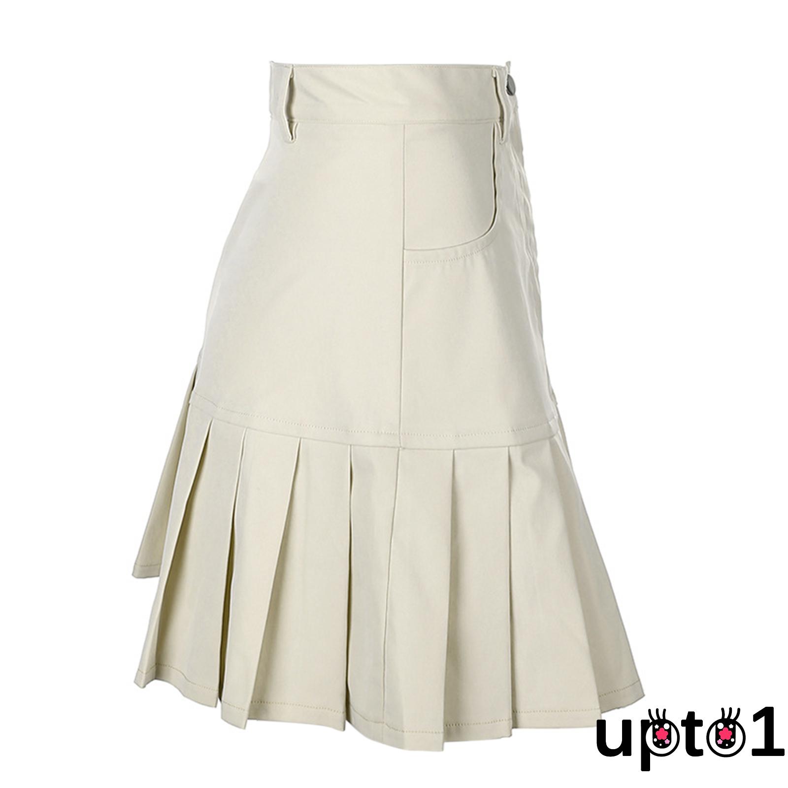 Chân Váy Nữ Lưng Cao Xếp Ly Thời Trang Thanh Lịch | BigBuy360 - bigbuy360.vn